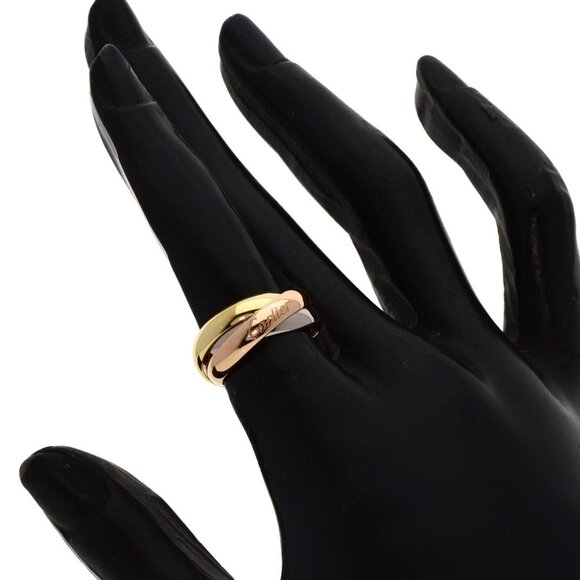CARTIER 18k Yellow Gold Trinity Ring #48 - Picture 5 of 6